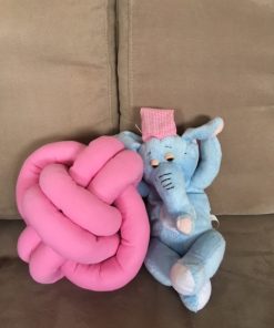 Alnada decorative knot pillows Pink