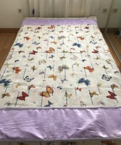 Prekrivač za krevet samac Leptiritiri