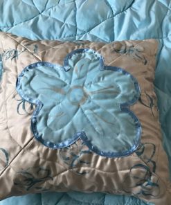 Alnada unikatni prekrivači za krevet Plavi saten