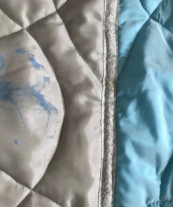 Unique bed cover Hand-painted satin