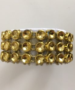 Alnada prstenovi za salvete Zlatna metalna mrežica