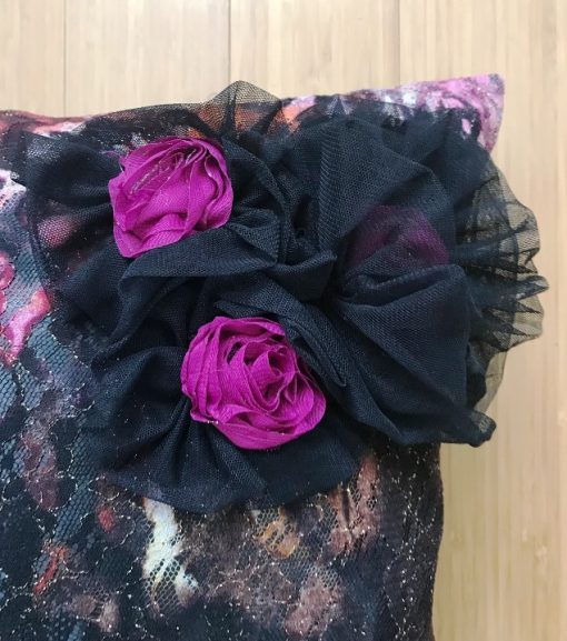 AlNada unikatni jastuci Lame čipka sa 3D ružama detalj