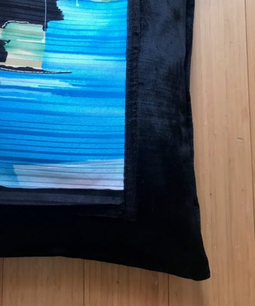 Alnada moderni deko jastuci Apstraktni plavi motiv ugao