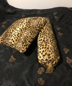 Animal leopard valjak jastuk od veštačkog krzna