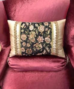 AlNada unikatni dekorativni jastuk Cvetni goblen