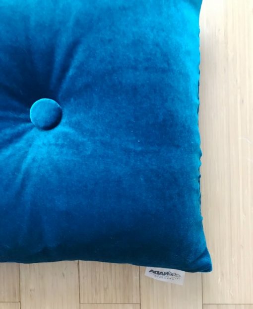 AlNada stilski dekorativni jastuci Plavi pliš detalj