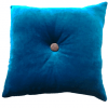 Dekorativni stilski jastuci Azurno plavi pliš