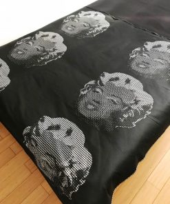Satin bedspread for double bed Marilyn