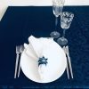 ALNADA Gala Blue Damask Tablecloths