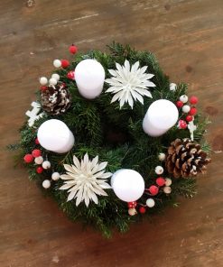 Advent wreath Silver star
