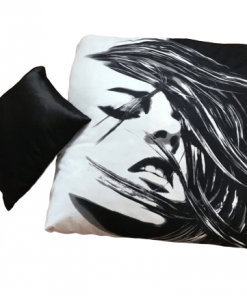 Moderni dekorativni jastuci Crno beli portret