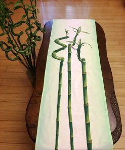 Cotton table runner Bamboo