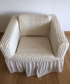 Stretch covers for armchairs Beige natural