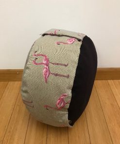 Jumbo jastuci za jogu okrugli zafu Flamingo