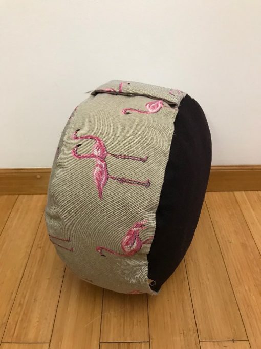 Jumbo jastuci za jogu okrugli zafu Flamingo
