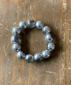 Dekorativni prstenovi za salvete Srebrne perle