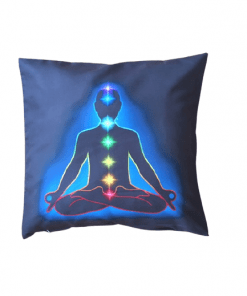 Jastuk za jogu sa mapom čakri u ljudskom telu