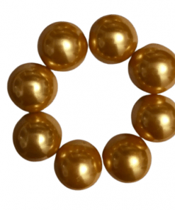 Prstenovi za salvete krupne zlatne perle