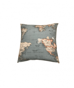 Dekorativni jastuk od pamuka Mapa sveta