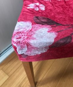 Dekorativne navlake za stolice od likre crveno roza