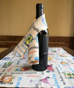 Hangla za vino sa štampanim uzorkom