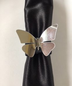 Dekorativni prstenčići za salvete Stakleni leptir