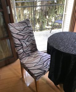 Alnada elastične kratke navlake za stolice Vijuge