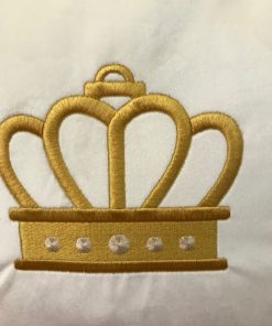 AAAlnada unikatni plišani jastuk Zlatna kruna