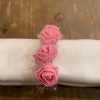 Dekorativni prstenovi za salvete roze ružice