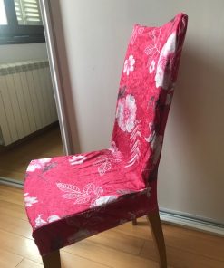 Dekorativne navlake za stolice od likre crveno roza