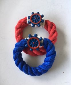 Alnada ukrasni prsten za salvete mornarski crveni i plavi