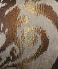 Zlatno bronzani koloritni bež dekorativni jastuk