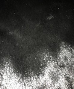 Veštačko krzno prekrivač crne boje