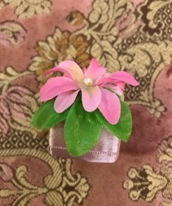 Roze dekorativni prsten za salvete roze cvet