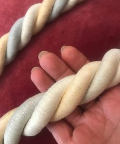 Držač za zavese debela pastelna pletenica