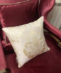 Zlatno beli ukrasni jastuk